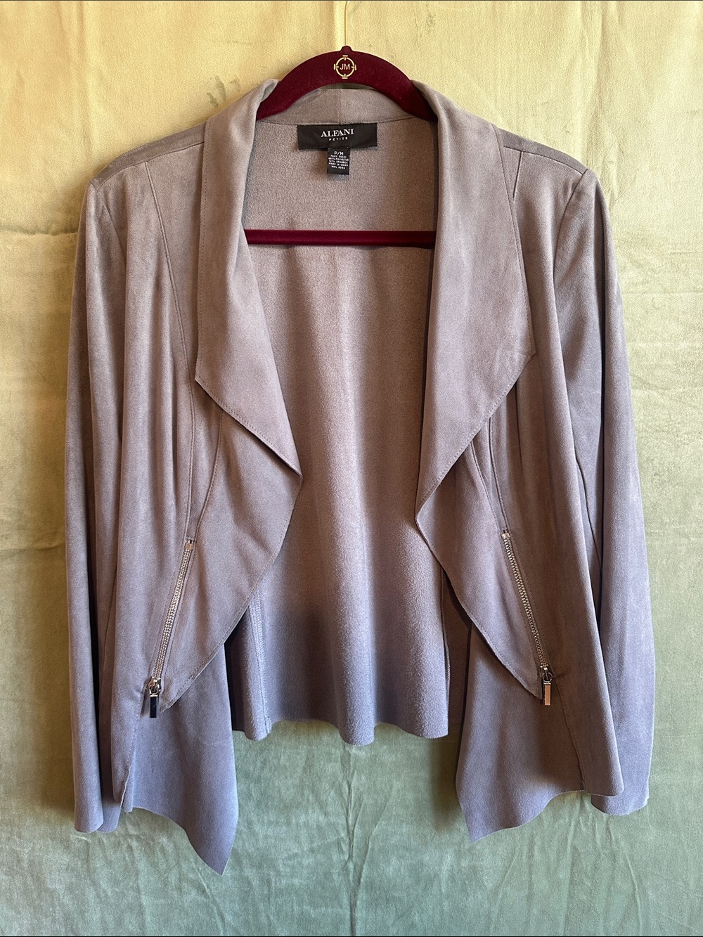 #920 Alfani  Open-Front Draped Blazer